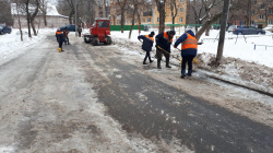 График комплексной очистки дворов на 21 января 2020 года