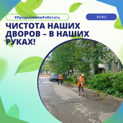 Чистота наших дворов – в наших руках! 