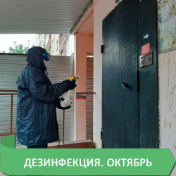 ГРАФИК ДЕЗИНФЕКЦИИ. ОКТЯБРЬ