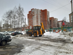 График комплексной очистки дворов на 25 января 2020 года