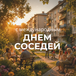 Поздравляем с Международным Днем соседей