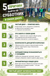 5 причин выйти на субботник в своем дворе