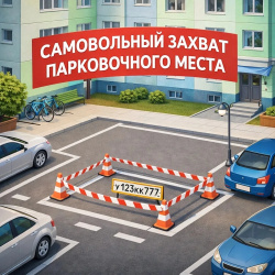 Замок на асфальте: о самовольном захвате парковочных мест