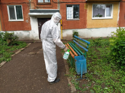 РАБОТЫ ПО ДЕЗИНФЕКЦИИ