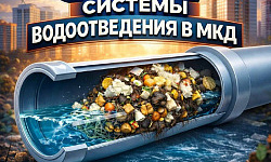 Засор системы водоотведения в мкд